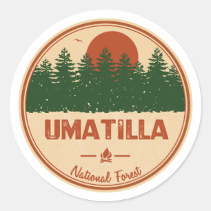 Umatilla National Forest Runder Aufkleber