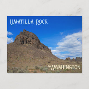 Umatilla Rock Dry Falls Washington Postkarte