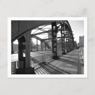 Umaya Bridge: Sumida River, Tokyo Postcard Postkarte