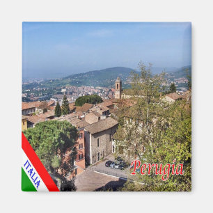 UMB015 PERUGIEN, Umbrien, Italien, Kühlschrank Magnet