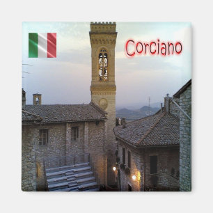 UMB029 CORCIANO, Umbrien, Italien, Kühlschrank Magnet