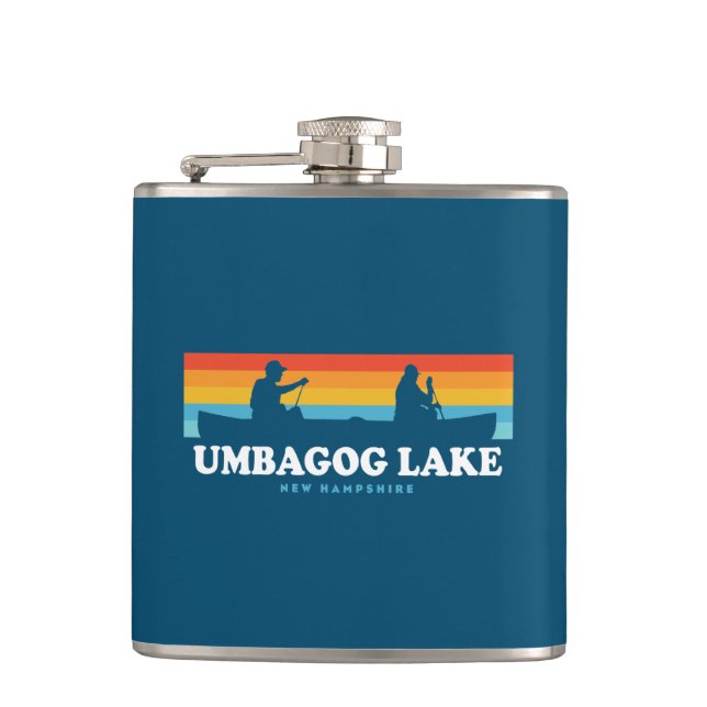 Umbagog Lake New Hampshire Canog Flachmann (Vorderseite)