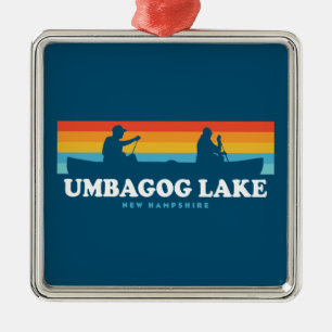 Umbagog Lake New Hampshire Canog Ornament Aus Metall