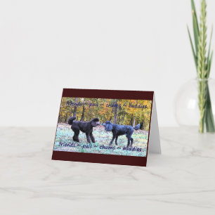 Umbau und Lanze Notecard Karte