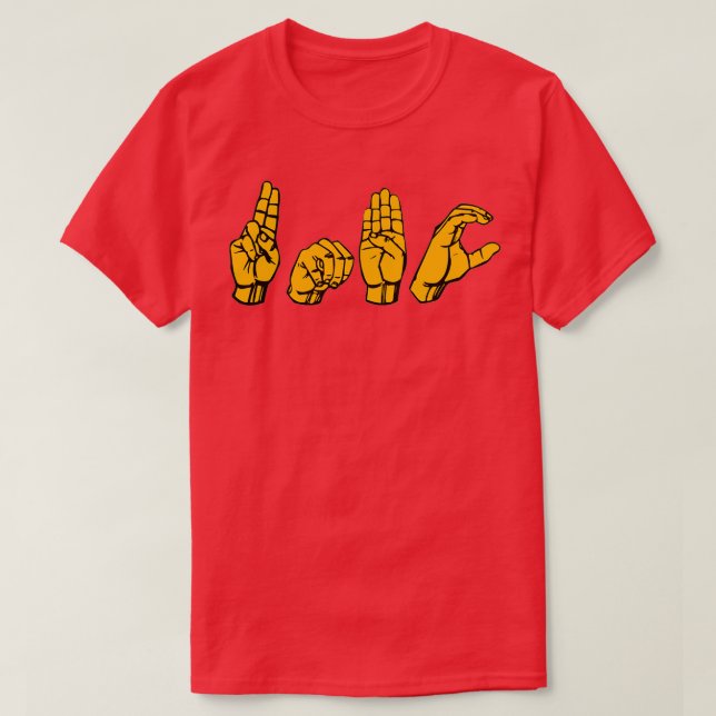 UMBC Colors ASL T-Shirt (Design vorne)