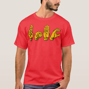 UMBC Colors ASL T-Shirt