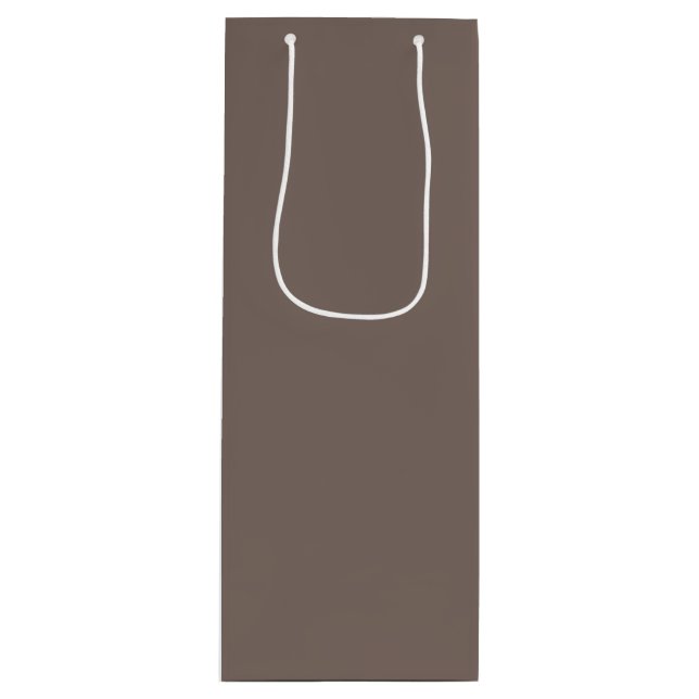 Umber Geschenktüte Für Weinflaschen (Vorderseite)