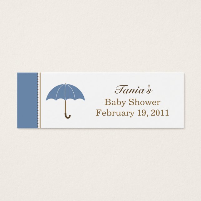 Umbrella Blue Small Tag (Vorderseite)