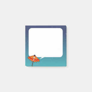 Umbrella Ghost Yokai: Karakasa-obake-Sprechblase Post-it Klebezettel