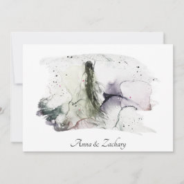 *~* Umbrella Japan UAWG QR AR27 Hochzeit Einladung