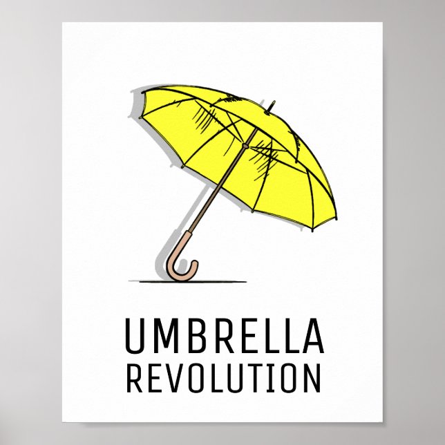 Umbrella Revolution - Hongkong Poster (Vorne)