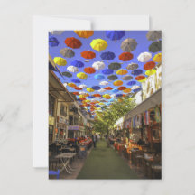 Umbrella Street Antalya Türkei Fotografie