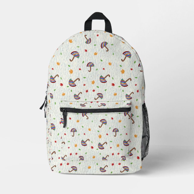 Umbrellanmuster Bedruckter Rucksack (Vorderseite)
