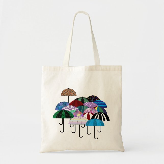 Umbrellas Tote Bag Tragetasche (Vorne)