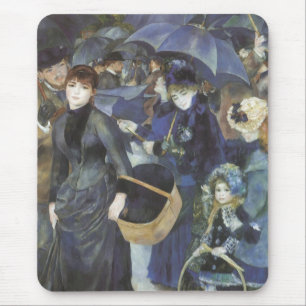 Umbrellas von Pierre Renoir, Vintager Impressionis Mousepad