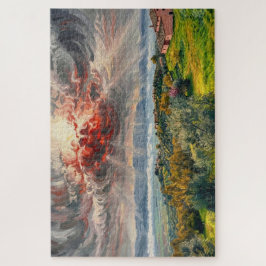 Umbrian Light: Montefalco Sky Gallery Edition Puzzle