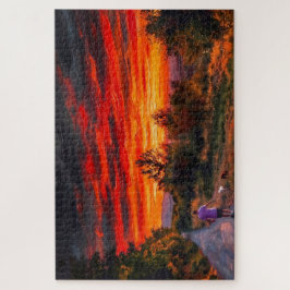 Umbrian Sunset Stroll: Gallery Edition Puzzle