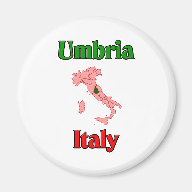 Umbrien Italien Magnet (Vorne)