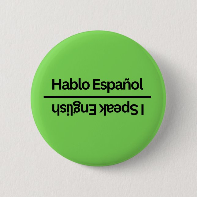 Umdrehbare zweisprachige Freiwilligen-Pins  Button (Vorderseite)