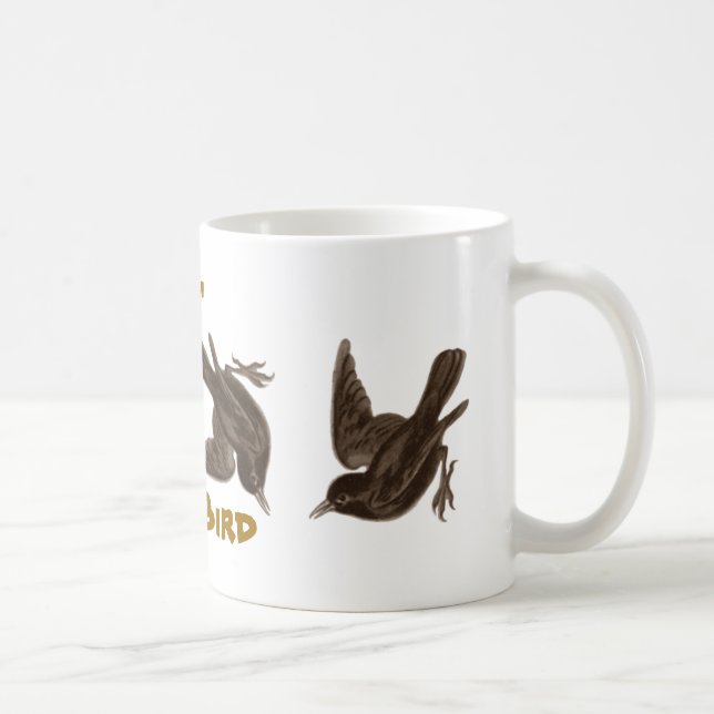 Umdrehen des Vogels Kaffeetasse (Rechts)