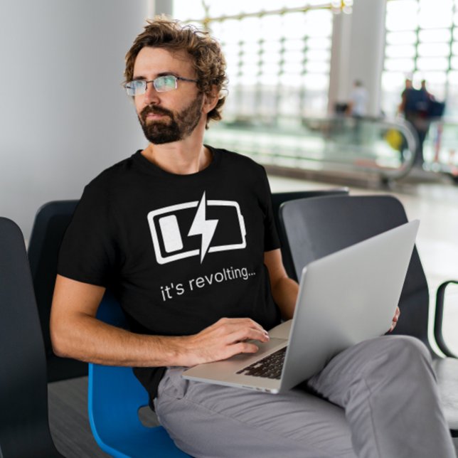 Umdrehung - Batterieladung T-Shirt (Von Creator hochgeladen)