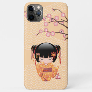 Ume Kokeshi Doll - Japanisch Peach Geisha Girl Case-Mate iPhone Hülle