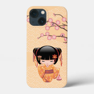 Ume Kokeshi Doll - Japanisch Peach Geisha Girl Case-Mate iPhone Hülle