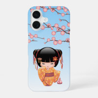 Ume Kokeshi Puppe - Japanisches Geisha-Mädchen Bla