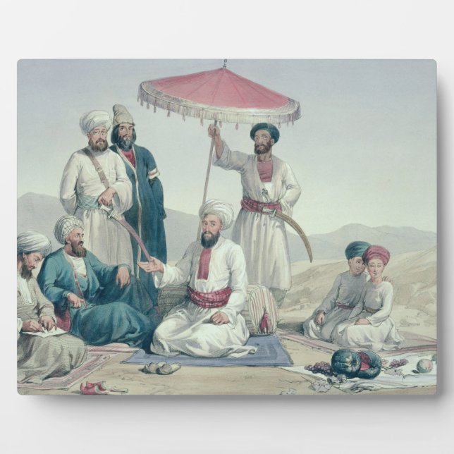 Umeer Dost Mohammed Khan, from 'Characters and Cos Fotoplatte (Vorderseite)