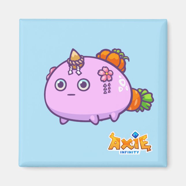 Umehana-hime AxieInfinity Blockchain Spiel Magnet (Vorne)