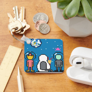 Umeko Space Colony NFT keychain キ ー ホ ル ー Schlüsselanhänger