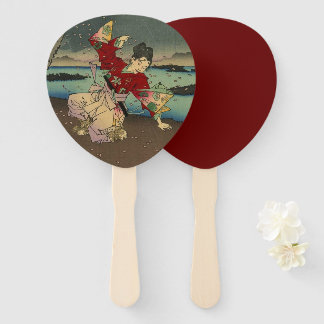 Umewaka am Sumida River Fächer