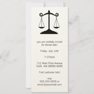 Umfang der Justiz (Gesetz) Einladung