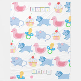 Umfassende ABDL umfassende Baby-Decke AB niedlich Fleecedecke