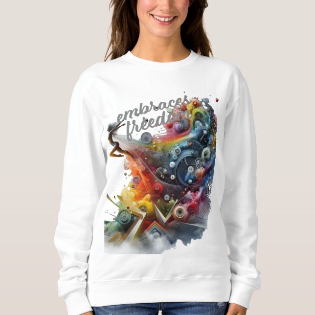 umfasst die Freiheit 25 Sweatshirt (Vorderseite)