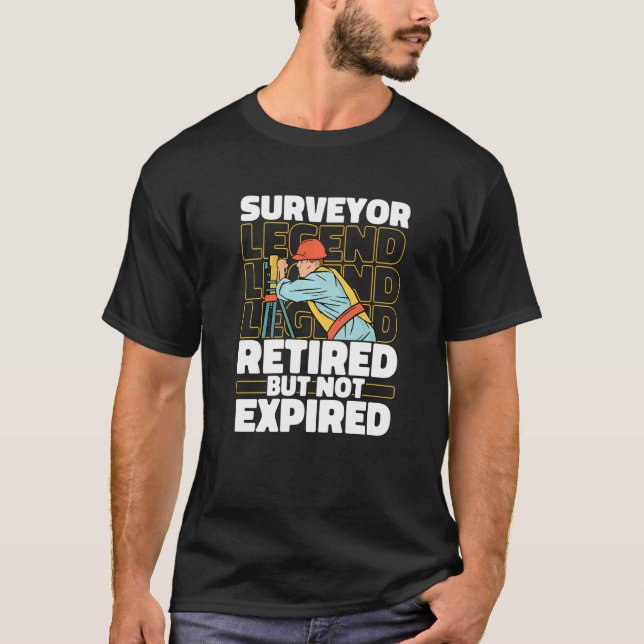 Umfrage zur Umfrage Land Surveyor T-Shirt (Vorderseite)
