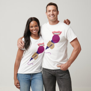 Umgang mit Mikrofon T-Shirt