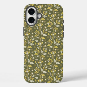 Umgeben Sie sich mit eleganten Blumenmustern iPhone 16 Plus Hülle