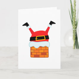 Umgedrehte Sankt Feiertagskarte