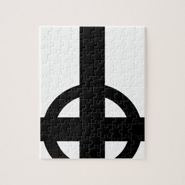 Umgedrehtes Kreuz Puzzle (Vertikal)