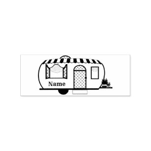 Umgehender Caravan Trailer Thunder_Cove Gummistempel