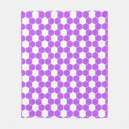Umgekehrte Fußball- / Fußballballtextur  Fleecedecke