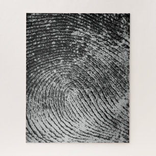 Umgekehrte Schleife Voll Fingerabdruck Puzzle