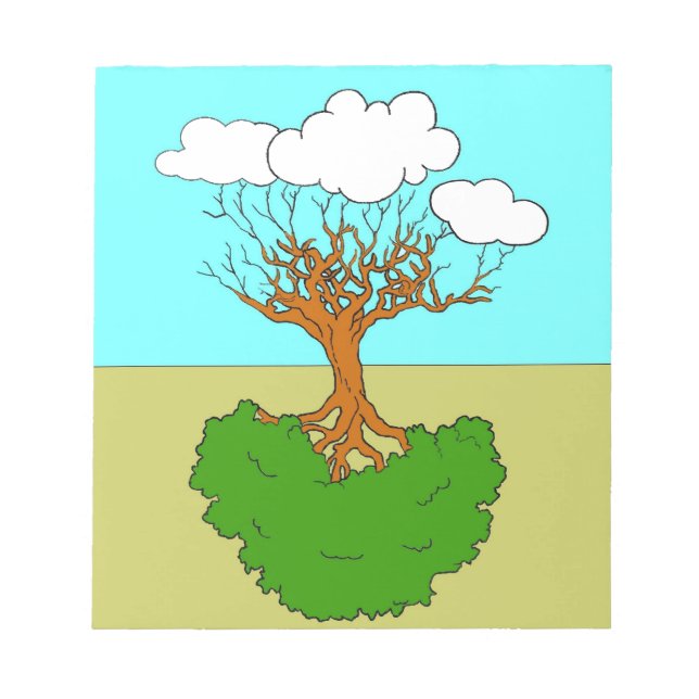 umgekehrte Welle Notizblock (Vorderseite)