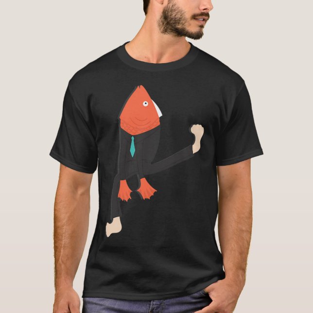 Umgekehrter Wassermann T-Shirt (Vorderseite)