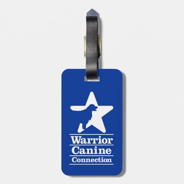 Umgekehrter WCC Logo-Gepäckanhänger Gepäckanhänger (Rückseite vertikal)