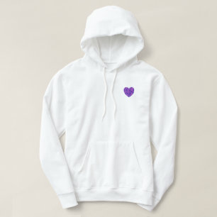 umgekehrtes Herz Hoodie
