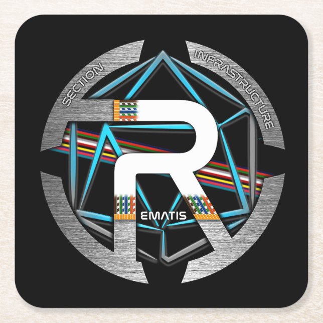 UMGEPACKTE GLASSCHEIBE RECHTECKIGER PAPPUNTERSETZER (Vorderseite)