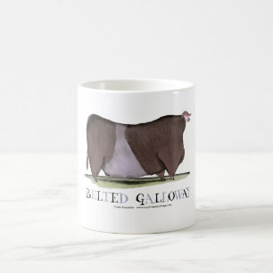 umgeschnallte Galloway-Kuh, tony fernandes Tasse