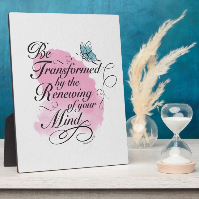 Umgestalten und erneuern - Römer 12 : 2 Fotoplatte (Seite)